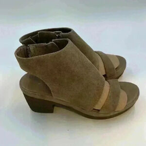 antelope size 7 platform leather upper